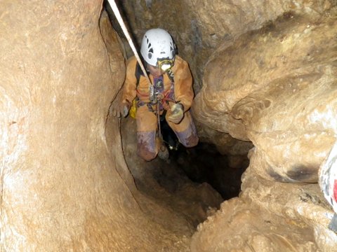 Sortie topo au gouffre de la Bataille st Victoire